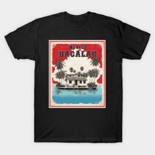 Mexico Bacalar Vintage Poster Tourism T-Shirt